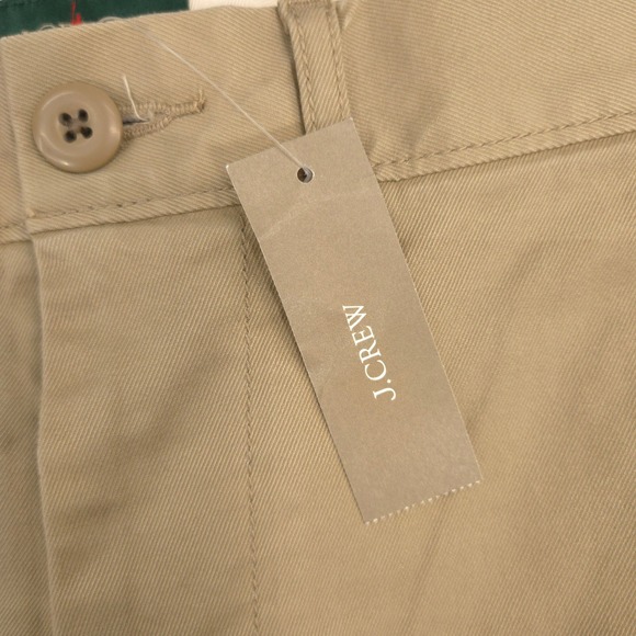 J Crew Pants Mens 28X30 Khaki Chino Slim Fit Tapered Stretch Twill Preppy NEW - Picture 8 of 9